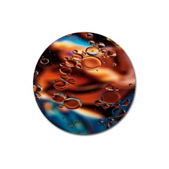 Copper Glow Magnet 3  (round) by artworkshop