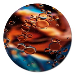 Copper Glow Magnet 5  (round) by artworkshop