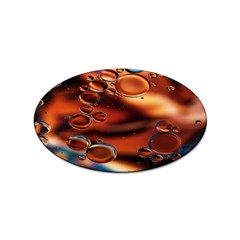 Copper Glow Sticker Oval (10 Pack) by artworkshop