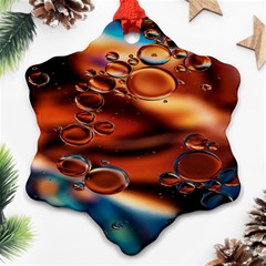 Copper Glow Ornament (snowflake) by artworkshop