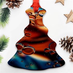 Copper Glow Christmas Tree Ornament (two Sides) by artworkshop