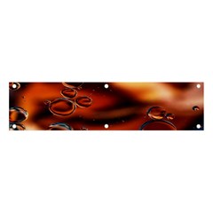 Copper Glow Banner And Sign 4  X 1  by artworkshop