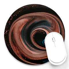 Abstrak Pattern Wallpaper Round Mousepad by artworkshop