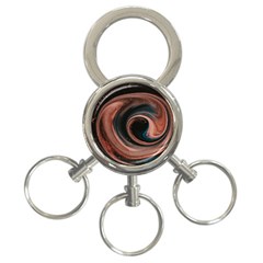 Abstrak Pattern Wallpaper 3-ring Key Chain