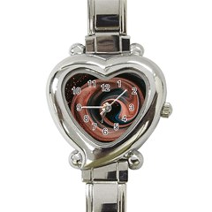 Abstrak Pattern Wallpaper Heart Italian Charm Watch