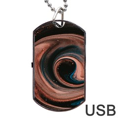 Abstrak Pattern Wallpaper Dog Tag USB Flash (Two Sides)