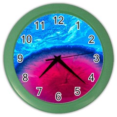 Experimental Liquids Color Wall Clock by artworkshop