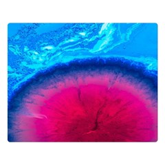 Experimental Liquids One Side Premium Plush Fleece Blanket (large)