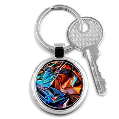 Another Rgb Lighting Test On Aluminium Surface Key Chain (round) by artworkshop