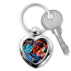 Another Rgb Lighting Test On Aluminium Surface Key Chain (heart) by artworkshop