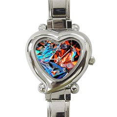 Another Rgb Lighting Test On Aluminium Surface Heart Italian Charm Watch by artworkshop