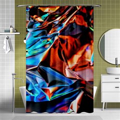 Another Rgb Lighting Test On Aluminium Surface Shower Curtain 48  X 72  (small)  by artworkshop