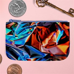 Another Rgb Lighting Test On Aluminium Surface Large Coin Purse by artworkshop