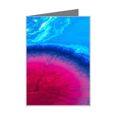 Experimental Liquids Mini Greeting Card by artworkshop