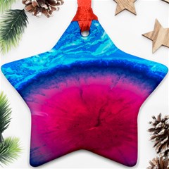 Experimental Liquids Star Ornament (two Sides) by artworkshop