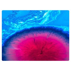 Experimental Liquids One Side Premium Plush Fleece Blanket (extra Small) by artworkshop