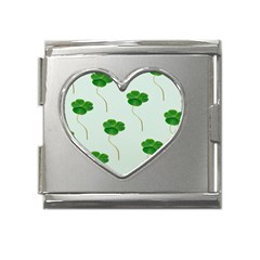 Decorative Plants Mega Link Heart Italian Charm (18mm)