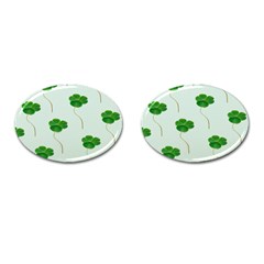 Decorative Plants Cufflinks (oval)