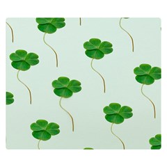 Decorative Plants One Side Premium Plush Fleece Blanket (small)