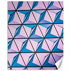 Geometric Shapes Pattern Canvas 11  X 14  by artworkshop