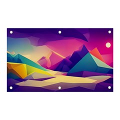 Abstract Geometric Landscape Art Banner And Sign 5  X 3 