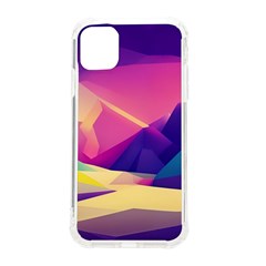 Abstract Geometric Landscape Art Iphone 11 Tpu Uv Print Case