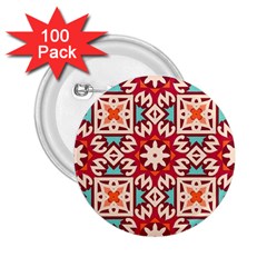 Geometric Pattern Seamless Abstract 2 25  Buttons (100 Pack)  by danenraven