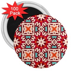 Geometric Pattern Seamless Abstract 3  Magnets (100 Pack) by danenraven