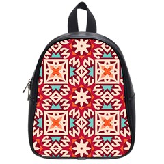 Geometric Pattern Seamless Abstract School Bag (small) by danenraven