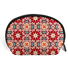 Geometric Pattern Seamless Abstract Accessory Pouch (large) by danenraven