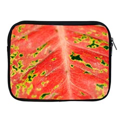 Aglonema Leaf Plant Pattern Flora Apple Ipad 2/3/4 Zipper Cases by danenraven