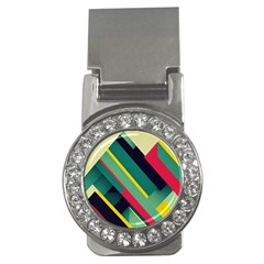 Pattern Abstract Geometric Design Money Clips (cz)  by danenraven