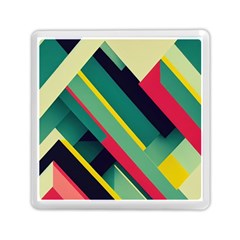 Pattern Abstract Geometric Design Memory Card Reader (square) by danenraven