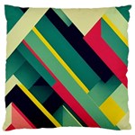 Pattern Abstract Geometric Design Large Cushion Case (One Side) Front