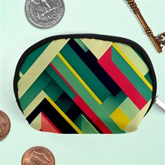 Pattern Abstract Geometric Design Accessory Pouch (medium) by danenraven