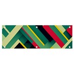 Pattern Abstract Geometric Design Banner and Sign 6  x 2  Front