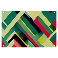 Pattern Abstract Geometric Design Banner And Sign 6  X 4  by danenraven