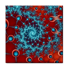 Fractal Pattern Background Tile Coaster