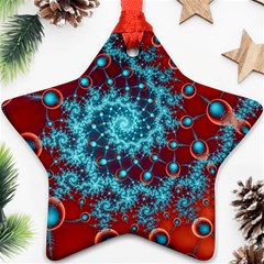 Fractal Pattern Background Ornament (Star)