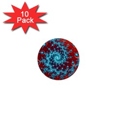 Fractal Pattern Background 1  Mini Magnet (10 pack) 