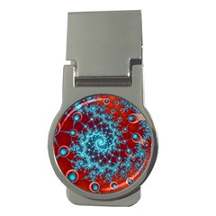 Fractal Pattern Background Money Clips (Round) 