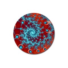 Fractal Pattern Background Magnet 3  (Round)