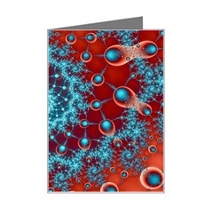 Fractal Pattern Background Mini Greeting Card