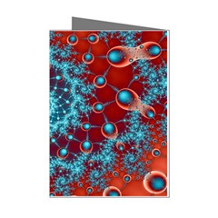 Fractal Pattern Background Mini Greeting Cards (Pkg of 8)