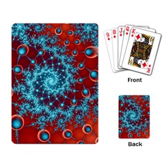 Fractal Pattern Background Playing Cards Single Design (Rectangle)