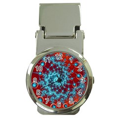 Fractal Pattern Background Money Clip Watches