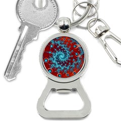 Fractal Pattern Background Bottle Opener Key Chain