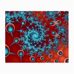 Fractal Pattern Background Small Glasses Cloth (2 Sides)