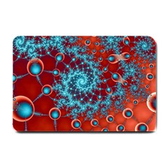 Fractal Pattern Background Small Doormat