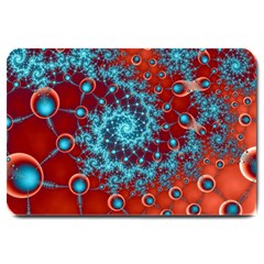 Fractal Pattern Background Large Doormat